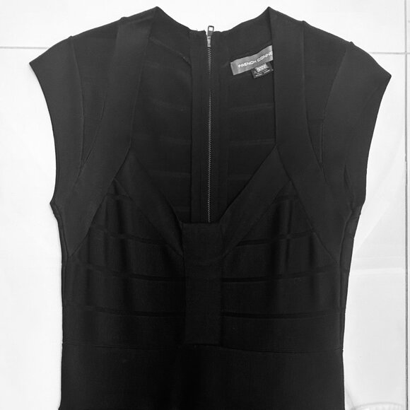 Black Mini Bodycon Bandage Dress - Picture 3 of 7